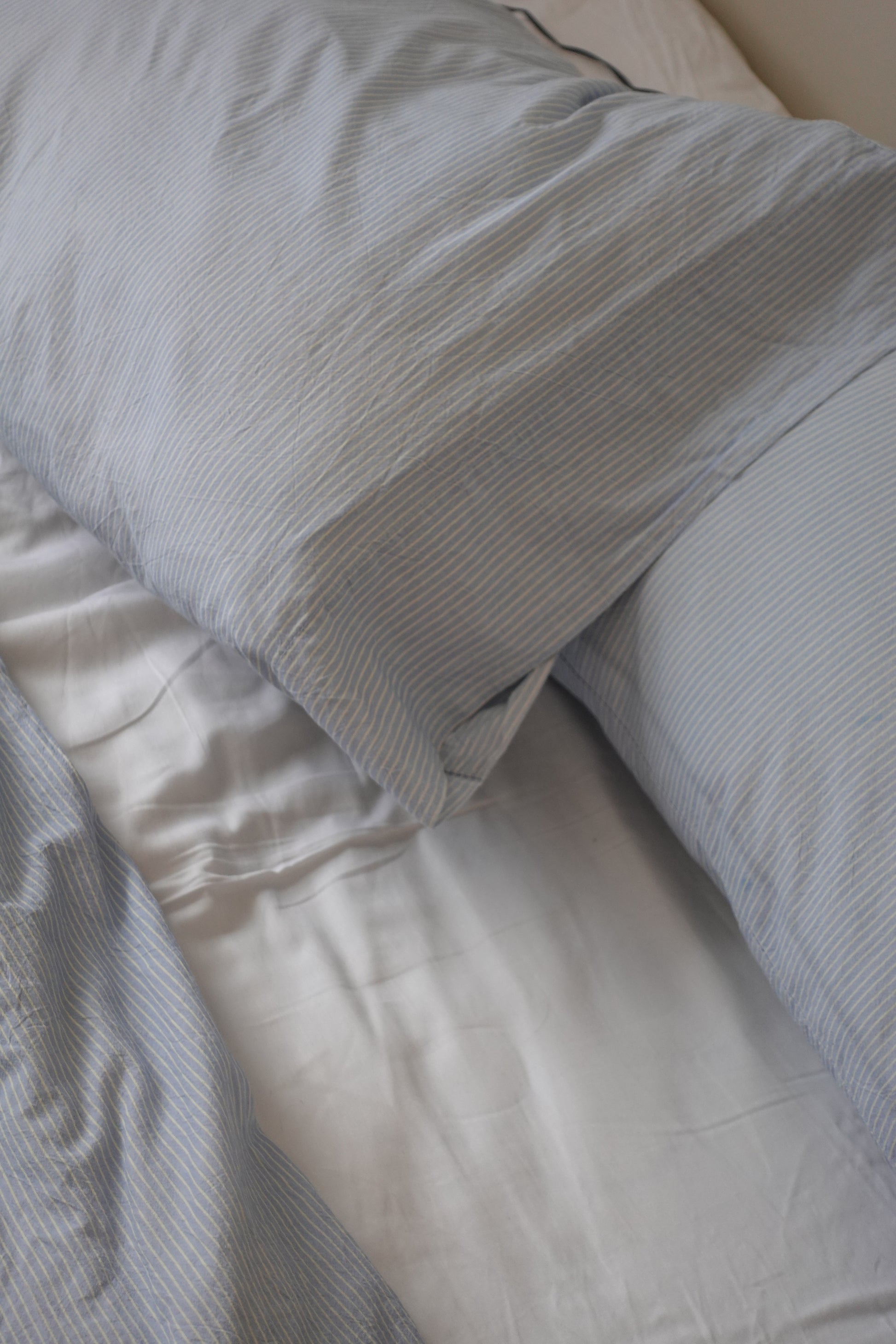 Still Blue Pillow and Sheet Set