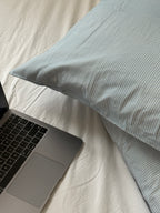 Still Blue Pillow and Sheet Set (archive)