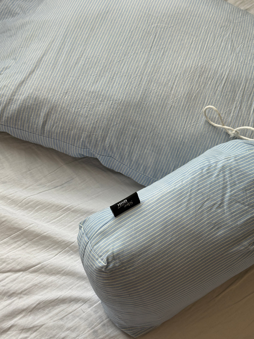 Still Blue Pillow and Sheet Set