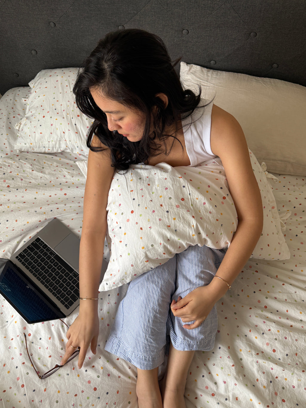 Inner child pillow and sheet set