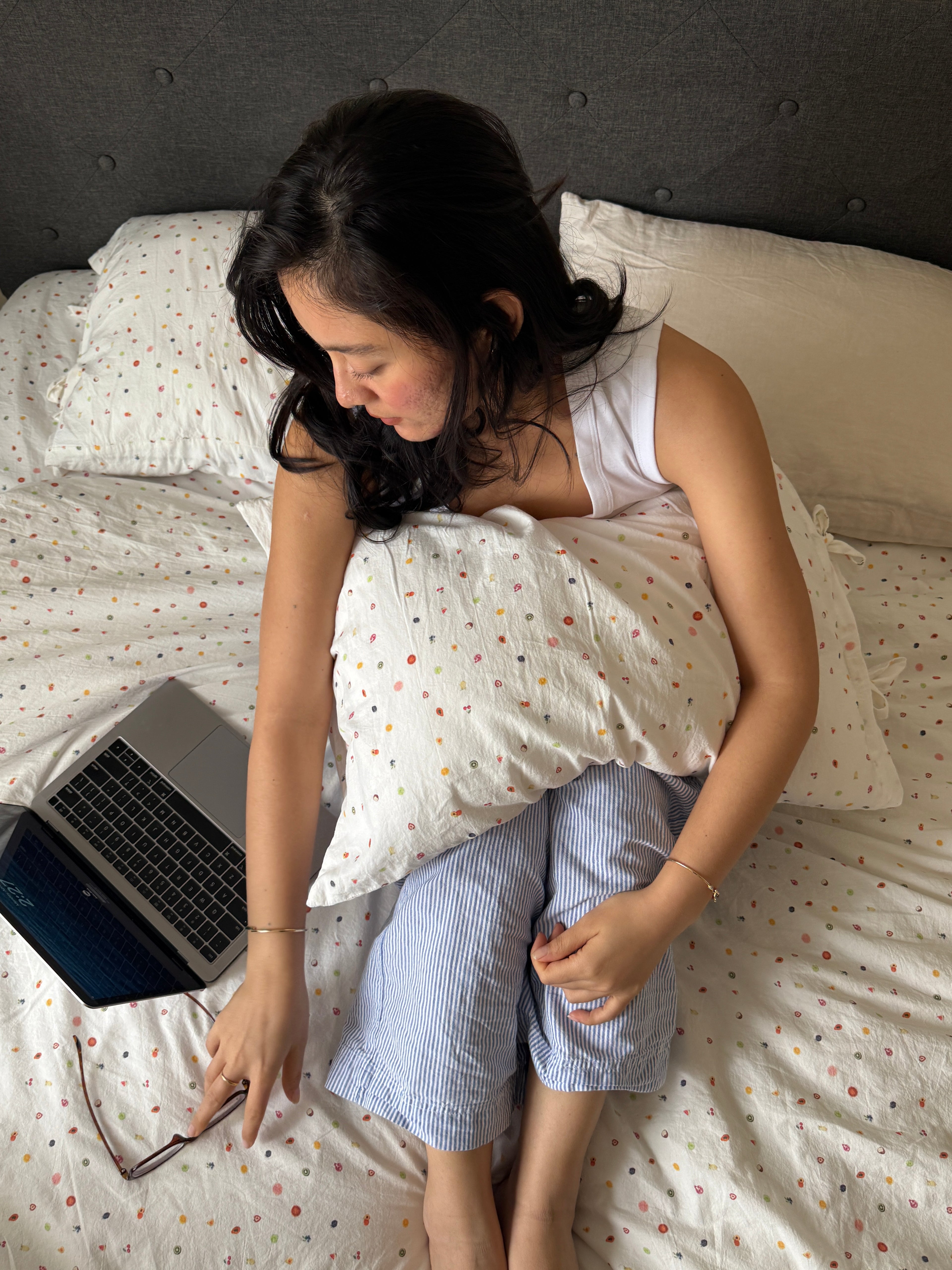 Inner child pillow and sheet set